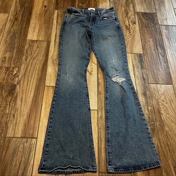 Frame Le High Flare Jeans - Picture 1 of 3